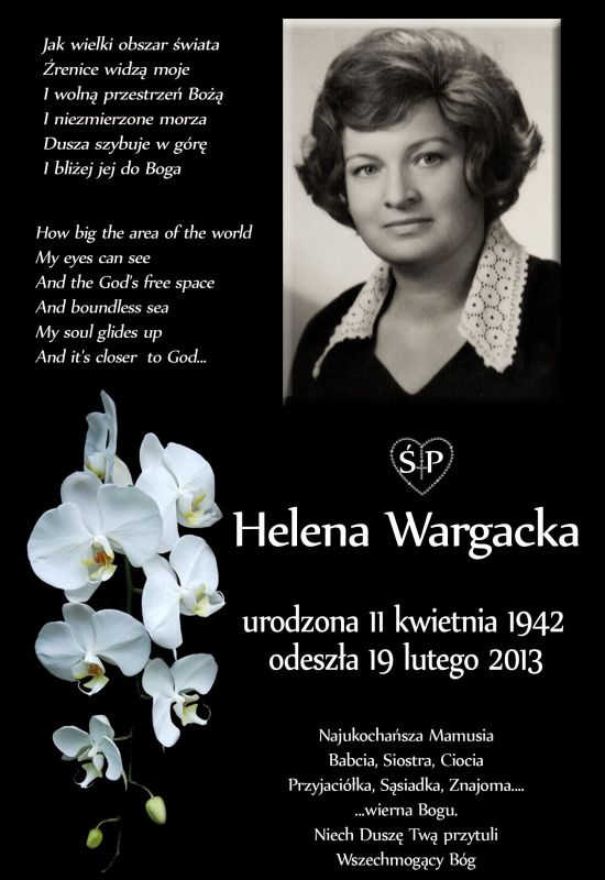 Helena Wargacka Memorial